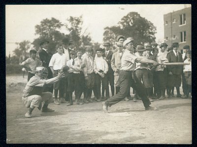 Boy Striking Out During a Game of Sandlot Baseball by William H. Trefts Jr.